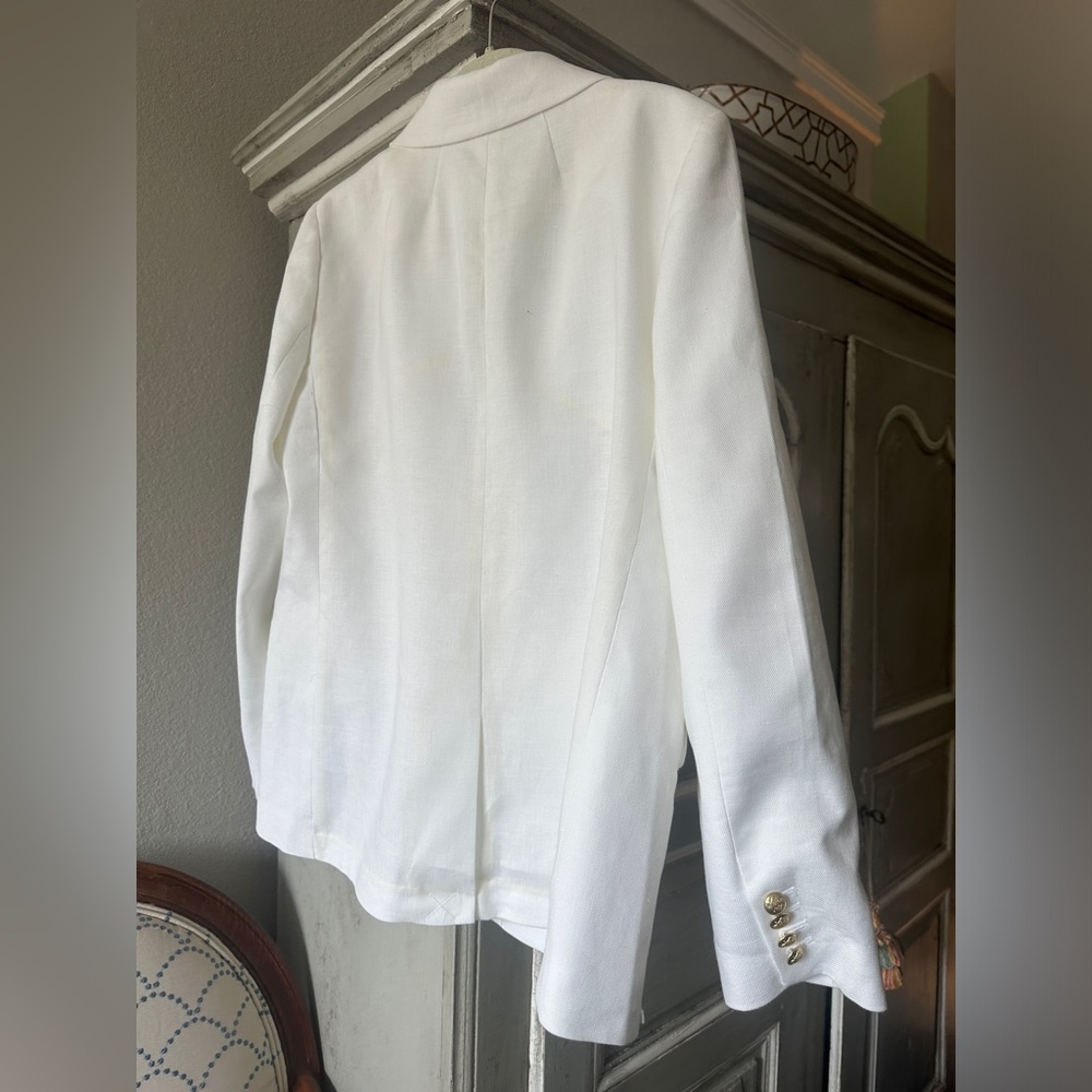 J. Crew Bristol Blazer in Stretch Linen Blend NWOT - Picture 6 of 7